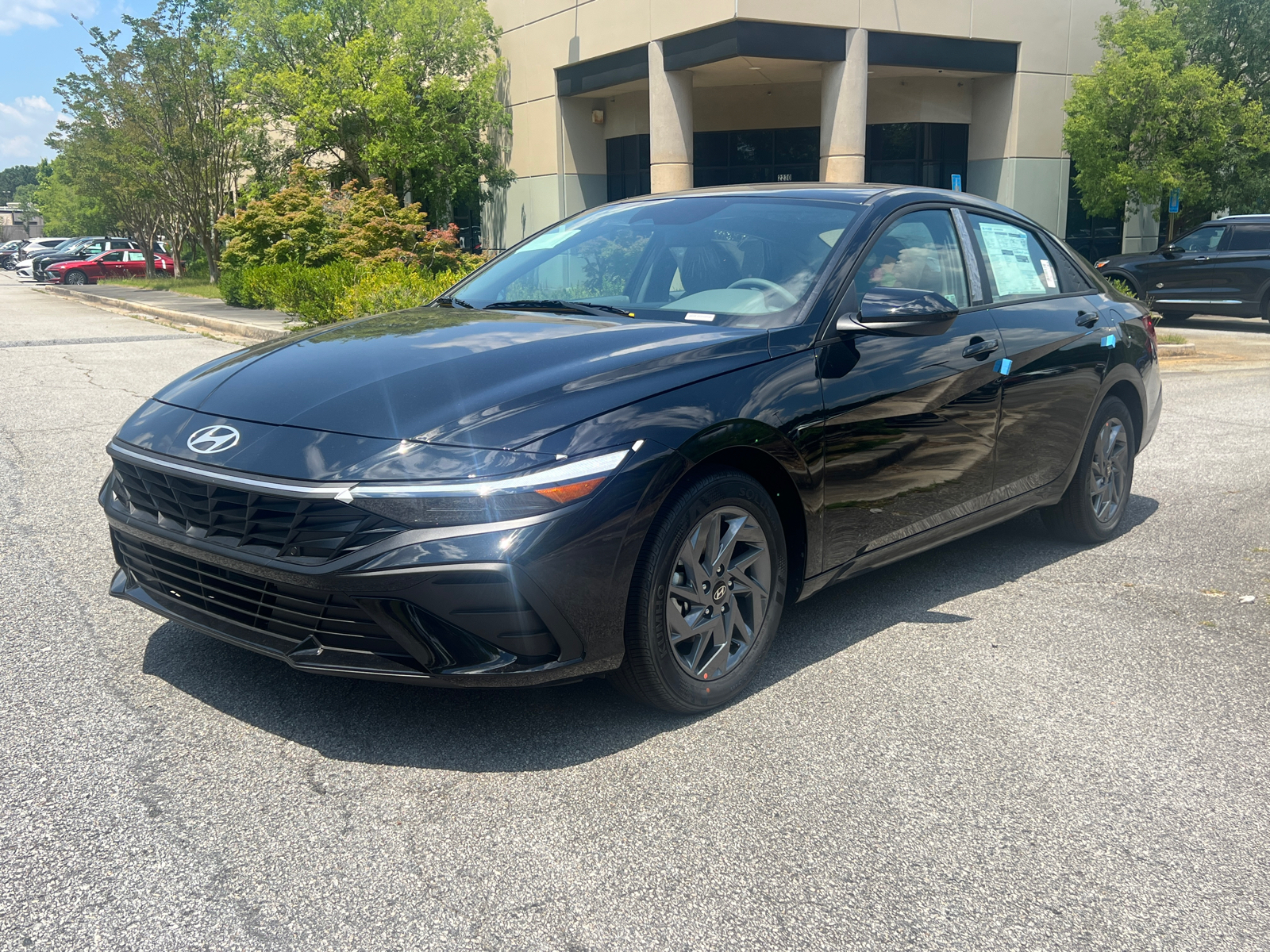 2024 Hyundai Elantra Hybrid Blue 1