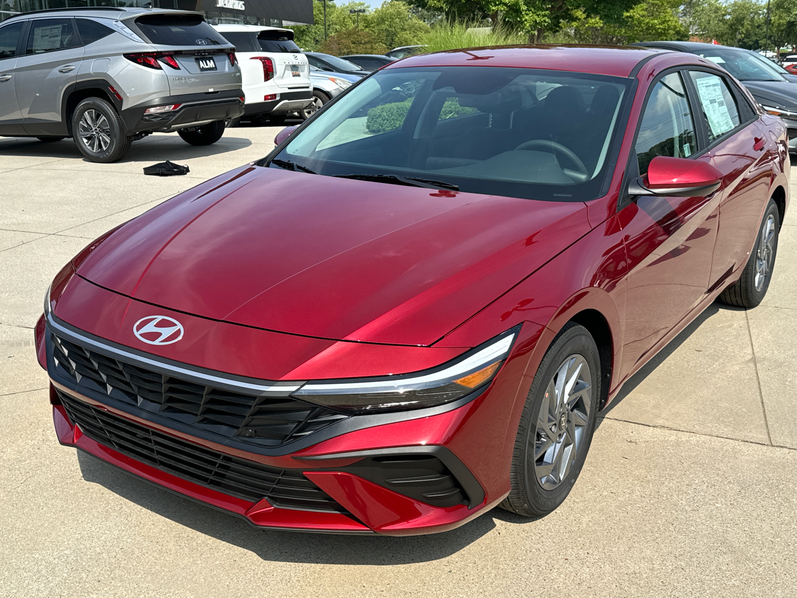 2024 Hyundai Elantra Hybrid Blue 1