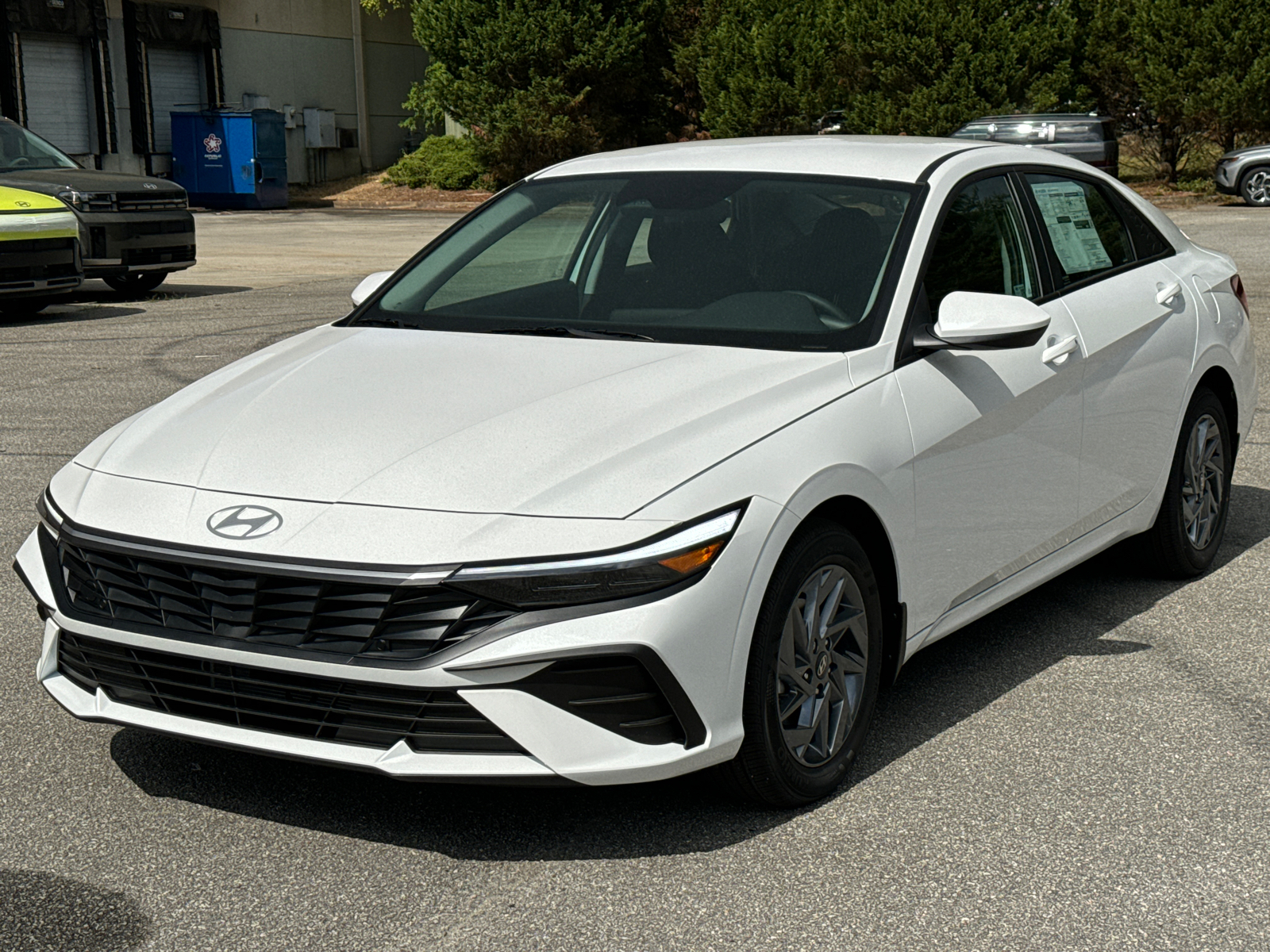 2024 Hyundai Elantra Hybrid Blue 1