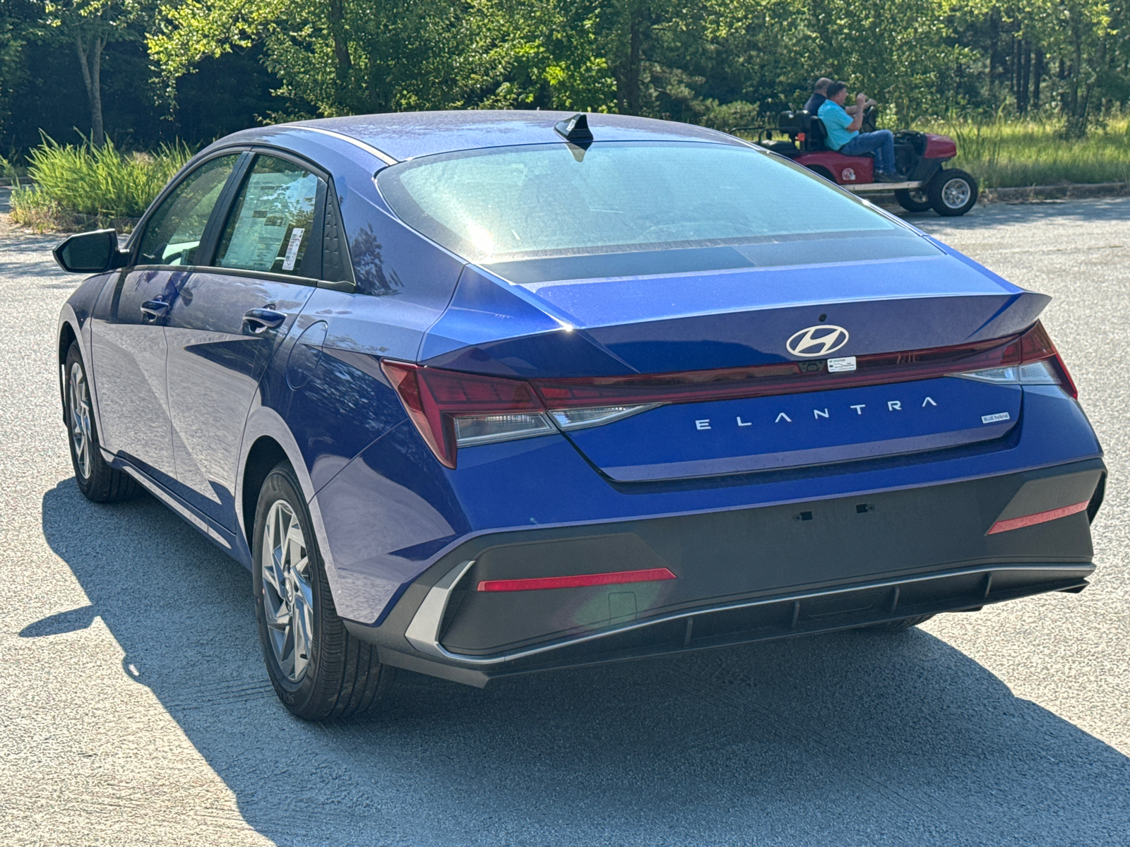 2024 Hyundai Elantra Hybrid Blue 9