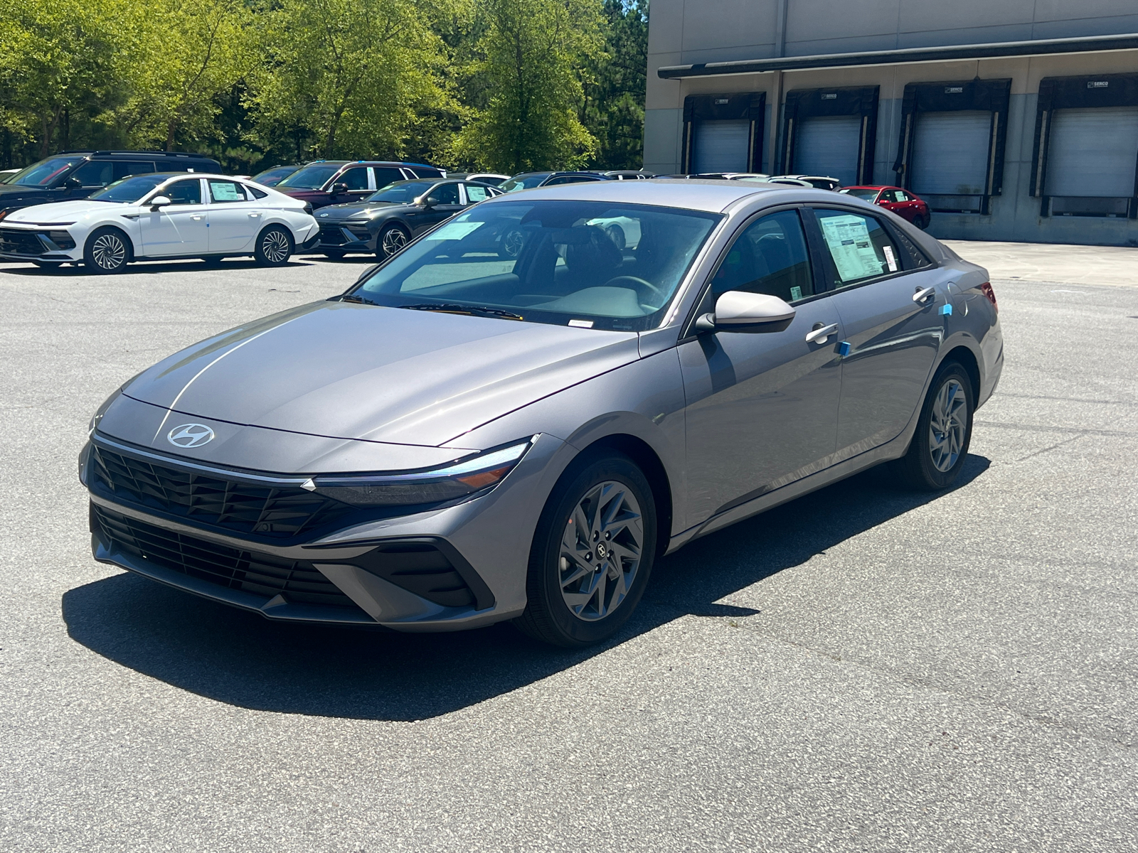 2024 Hyundai Elantra Hybrid Blue 1