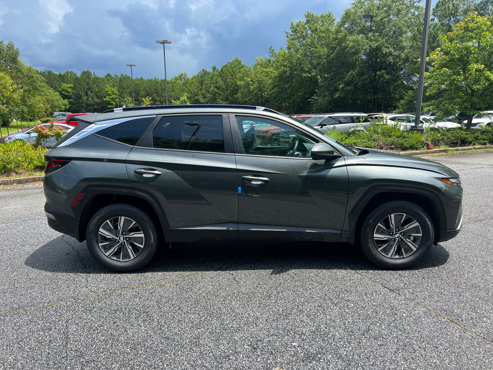 2024 Hyundai Tucson Hybrid Blue 4