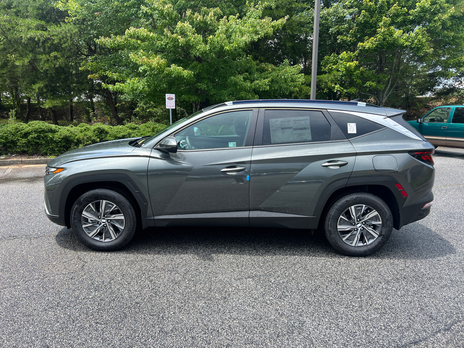 2024 Hyundai Tucson Hybrid Blue 8