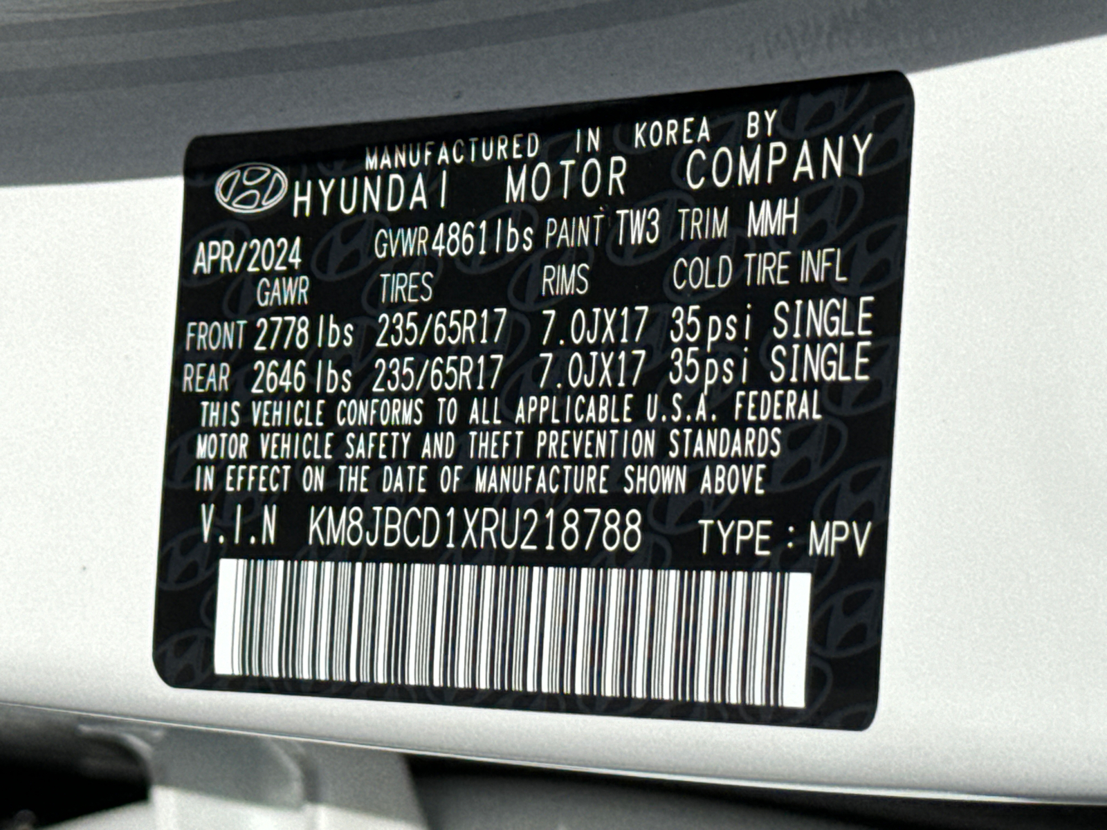 2024 Hyundai Tucson Hybrid Blue 42