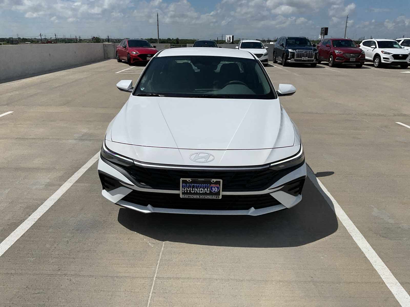 2024 Hyundai Elantra Hybrid Blue 8