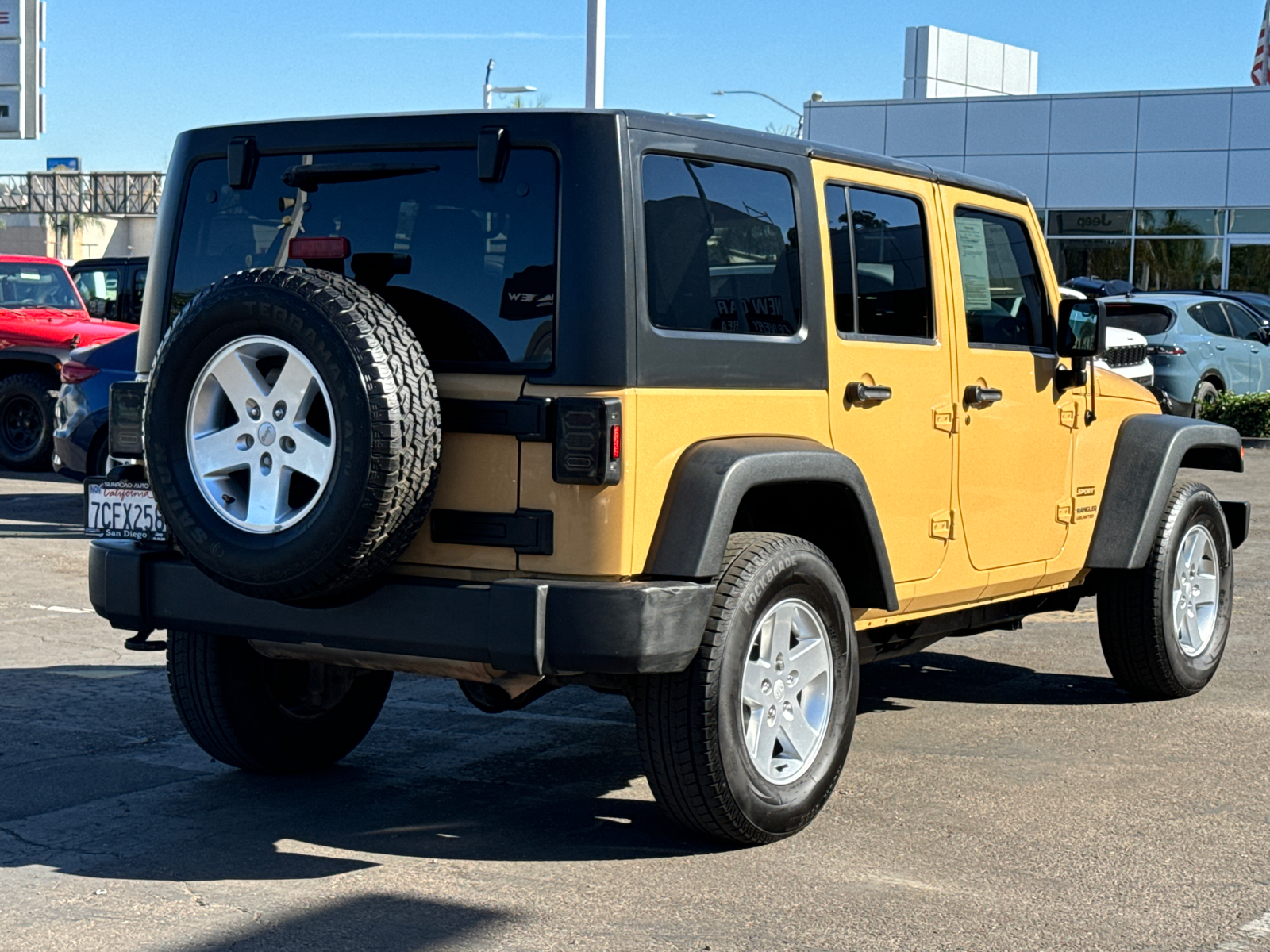 2013 Jeep Wrangler Unlimited Sport 9