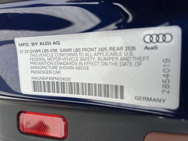 2023 Audi A4 Sedan Premium 33