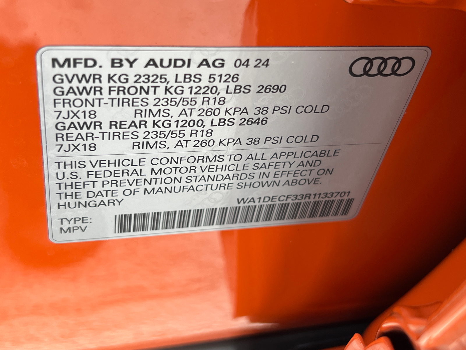 2024 Audi Q3 quattro S line Premium 45 TFSI 34