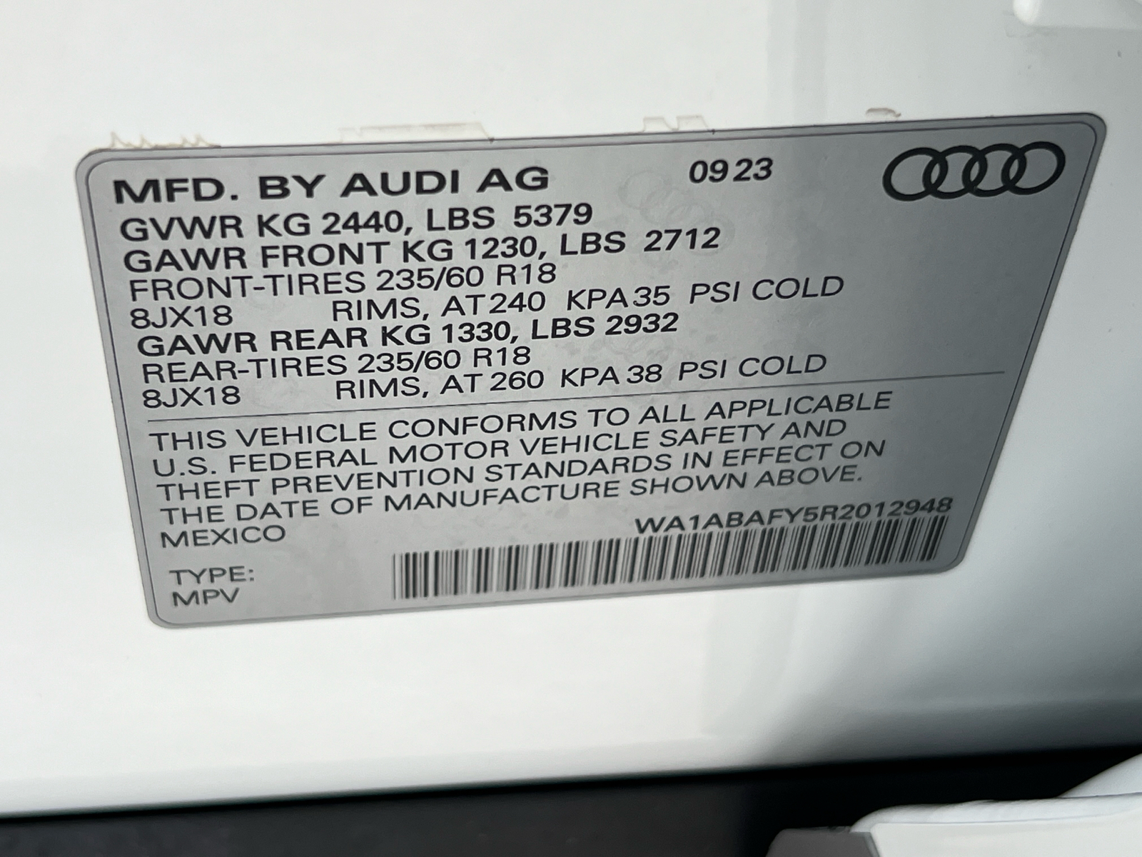 2024 AUDI Q5 2.0T QUATTRO  34