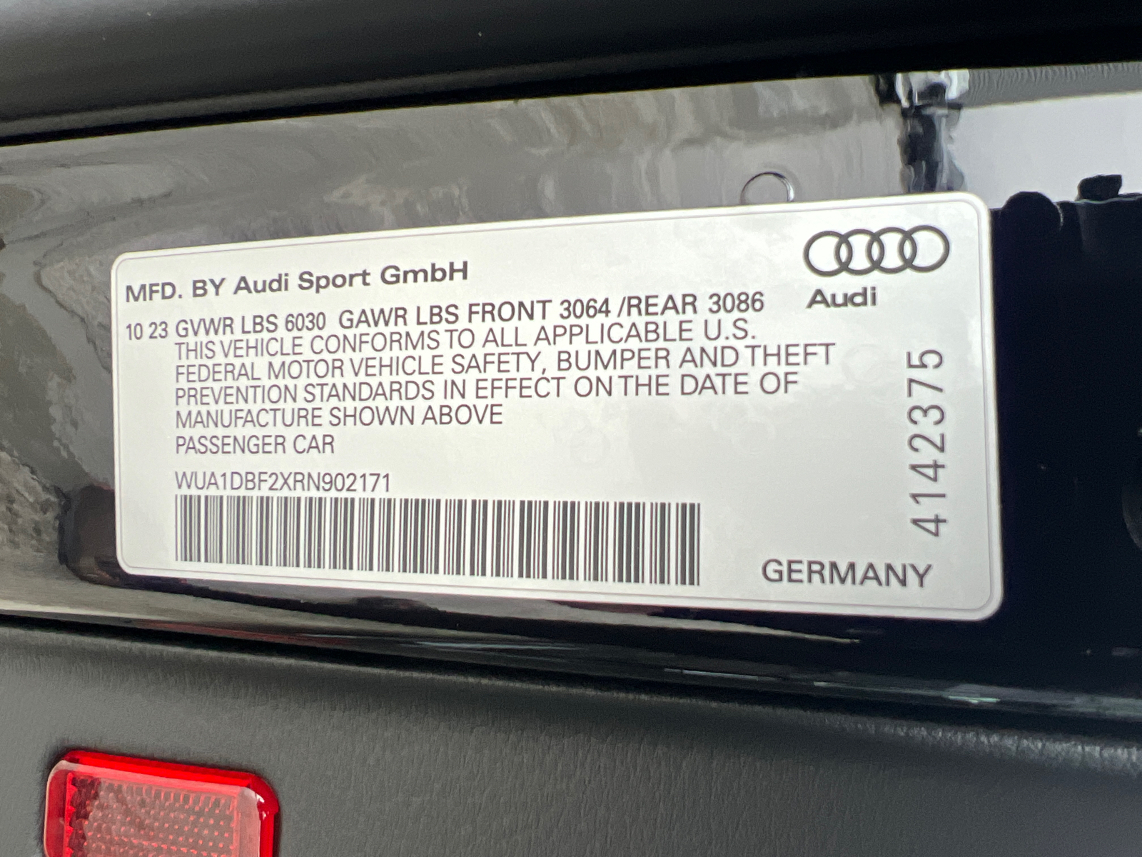 2024 Audi RS 6 Avant performance 35