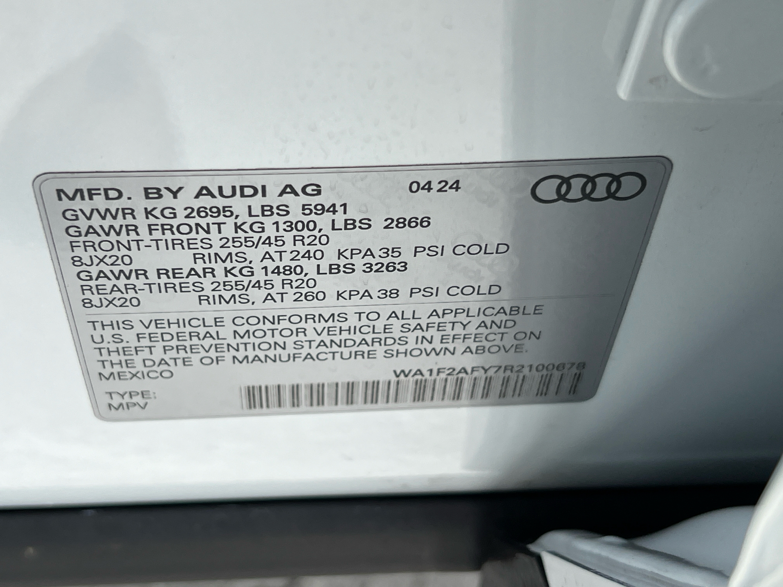 2024 Audi Q5 S line Prestige 26