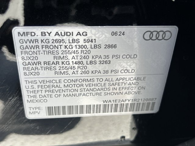 2024 Audi Q5e S line Premium Plus 26