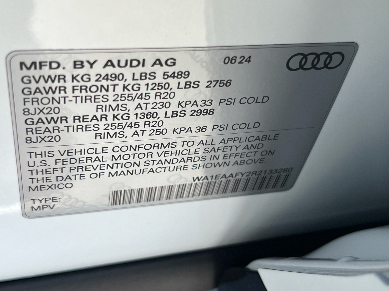 2024 Audi Q5 S line Premium Plus 27