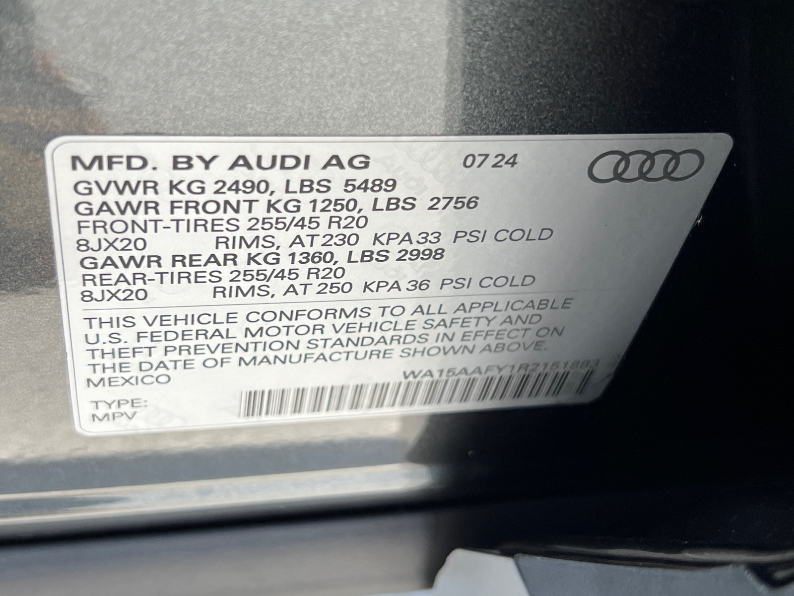 2024 Audi Q5 Sportback S line Premium Plus 27