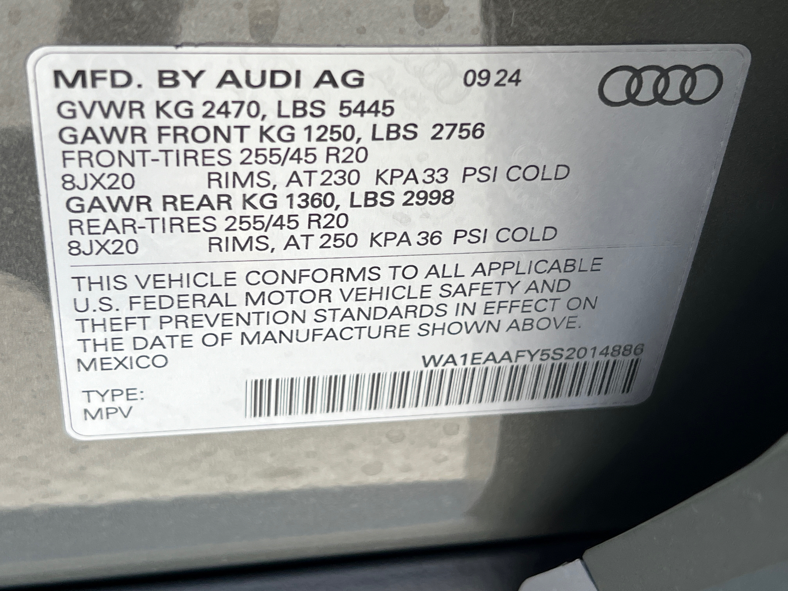 2025 Audi Q5 S line Premium Plus 27