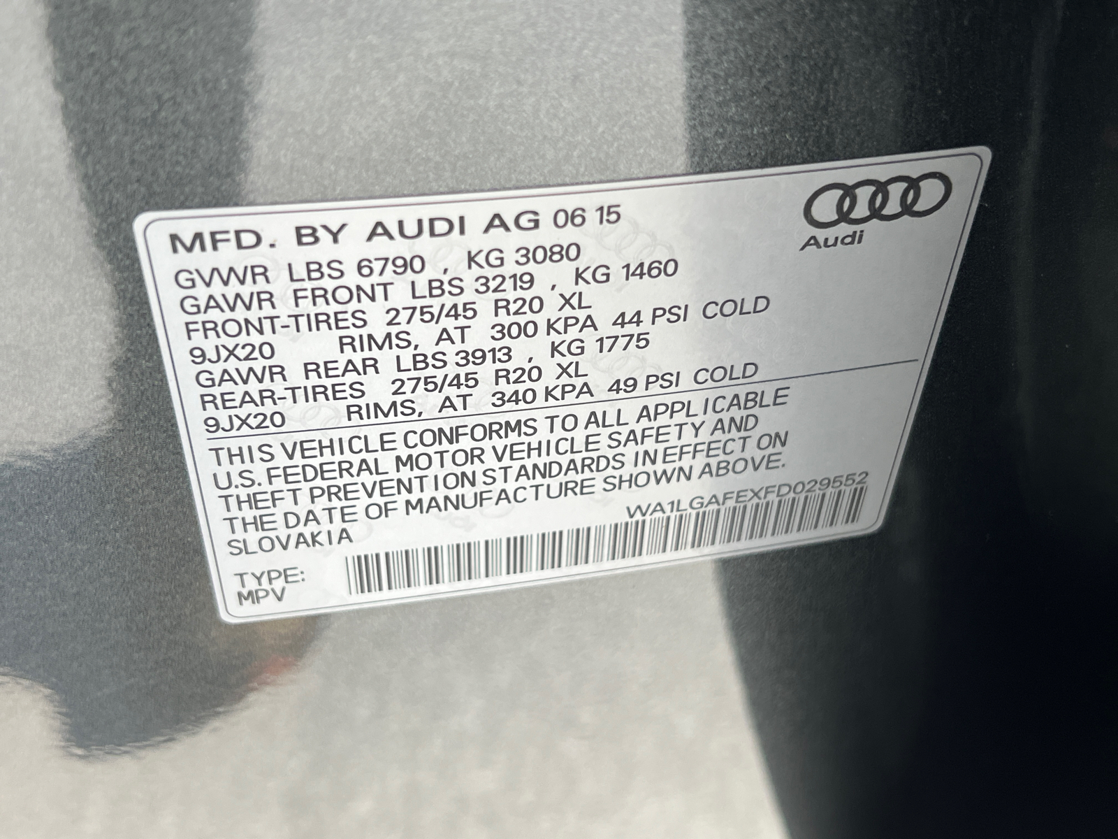 2015 Audi Q7 3.0T Premium Plus 35