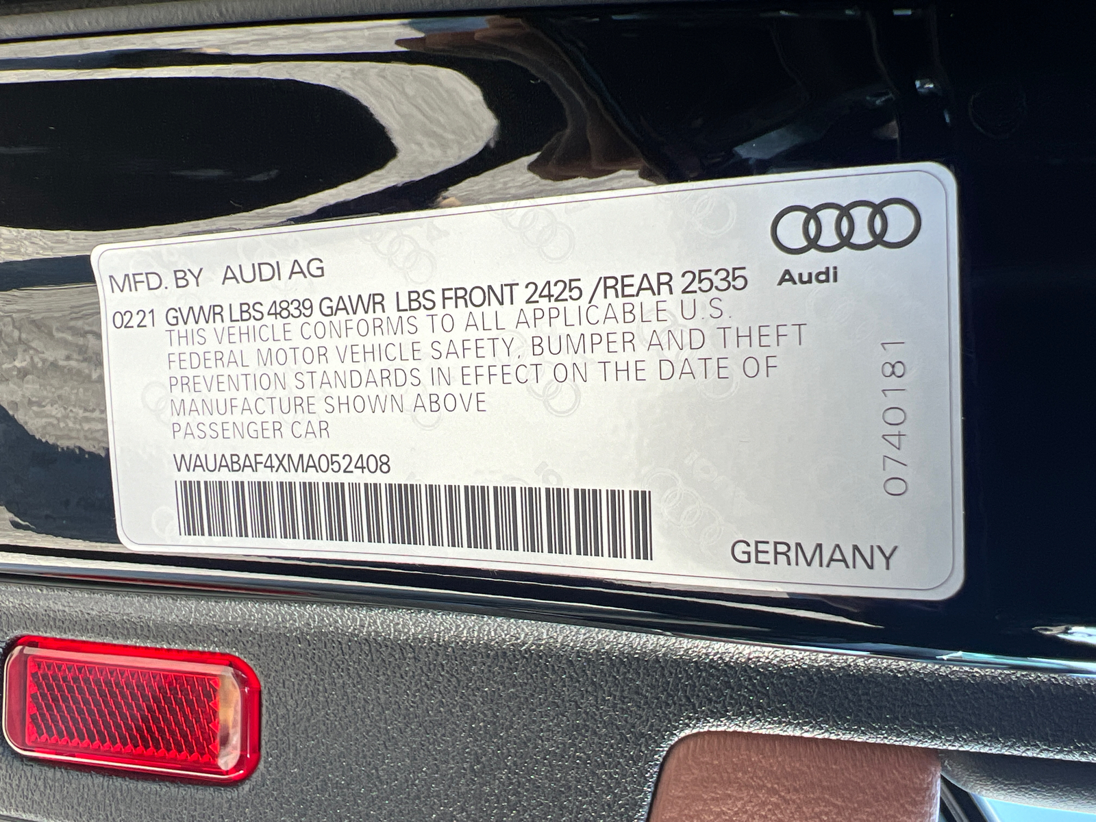 2021 Audi A4 Sedan Premium 33