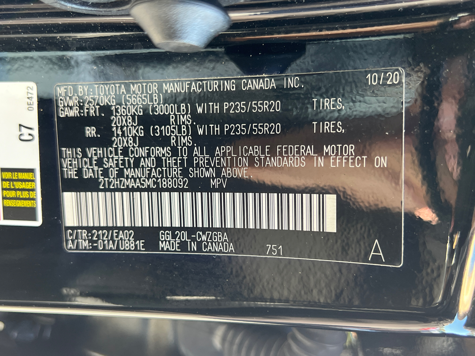 2021 Lexus RX RX 350 35