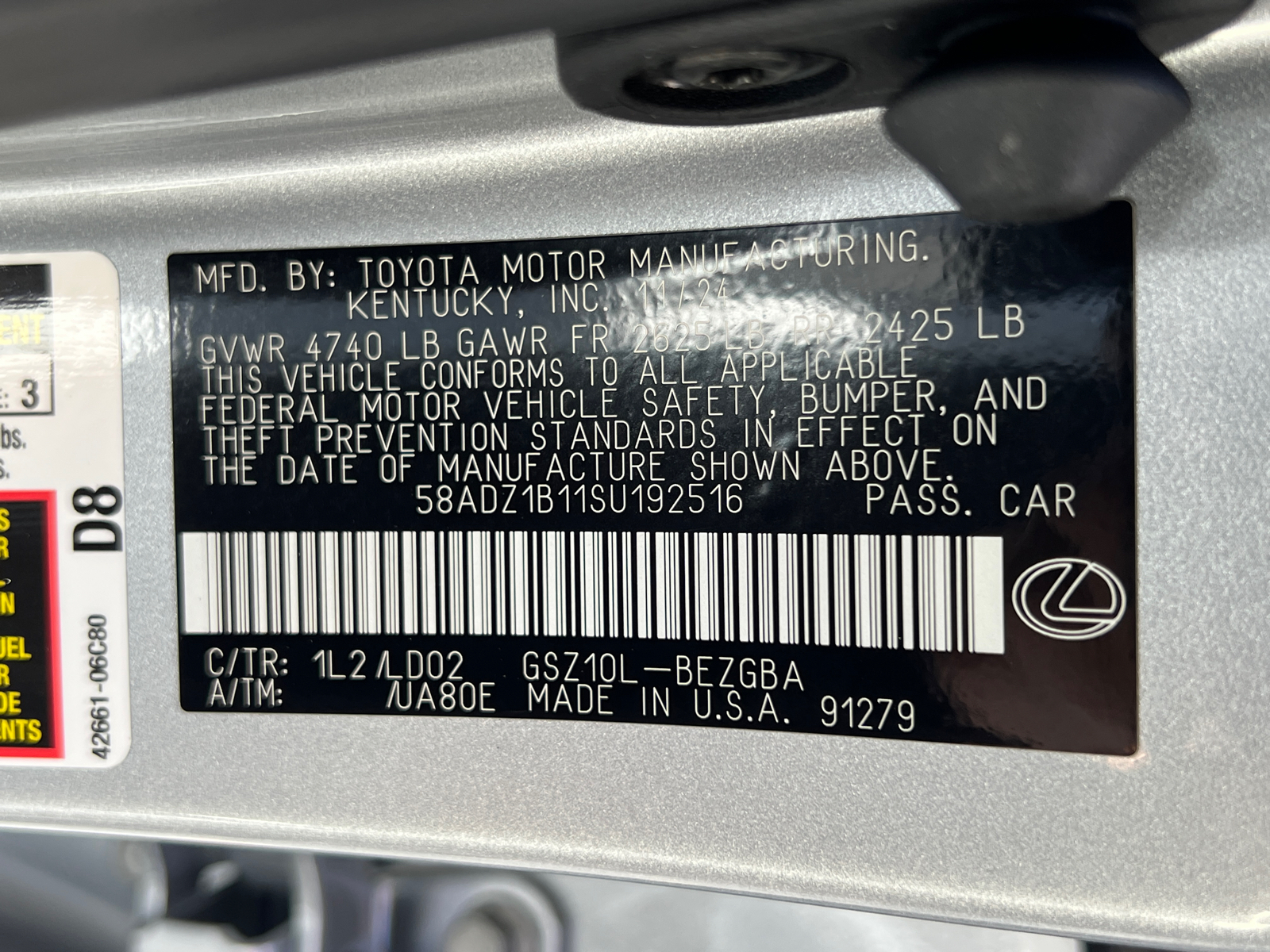 2025 Lexus ES ES 350 27