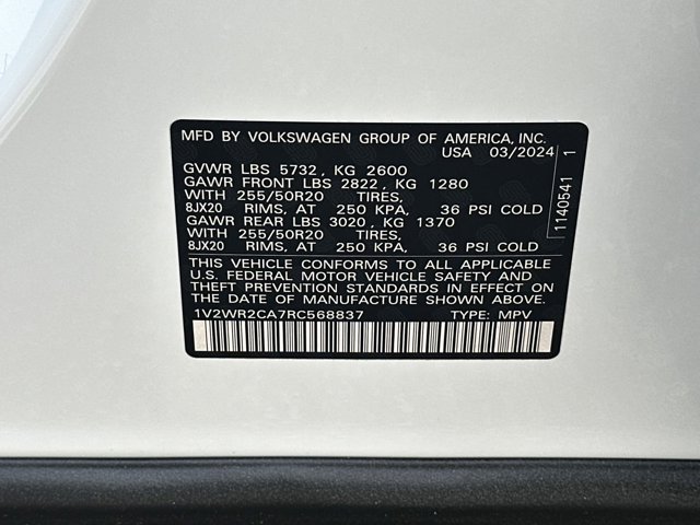 2024 Volkswagen Atlas 2.0T SE w/Technology 37