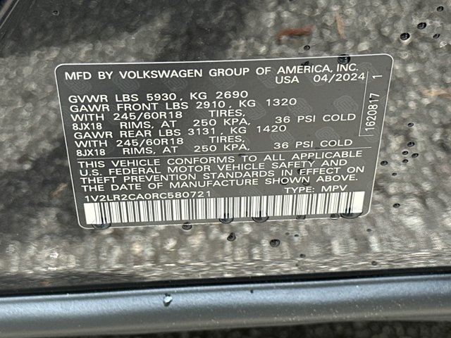 2024 Volkswagen Atlas 2.0T SE 36