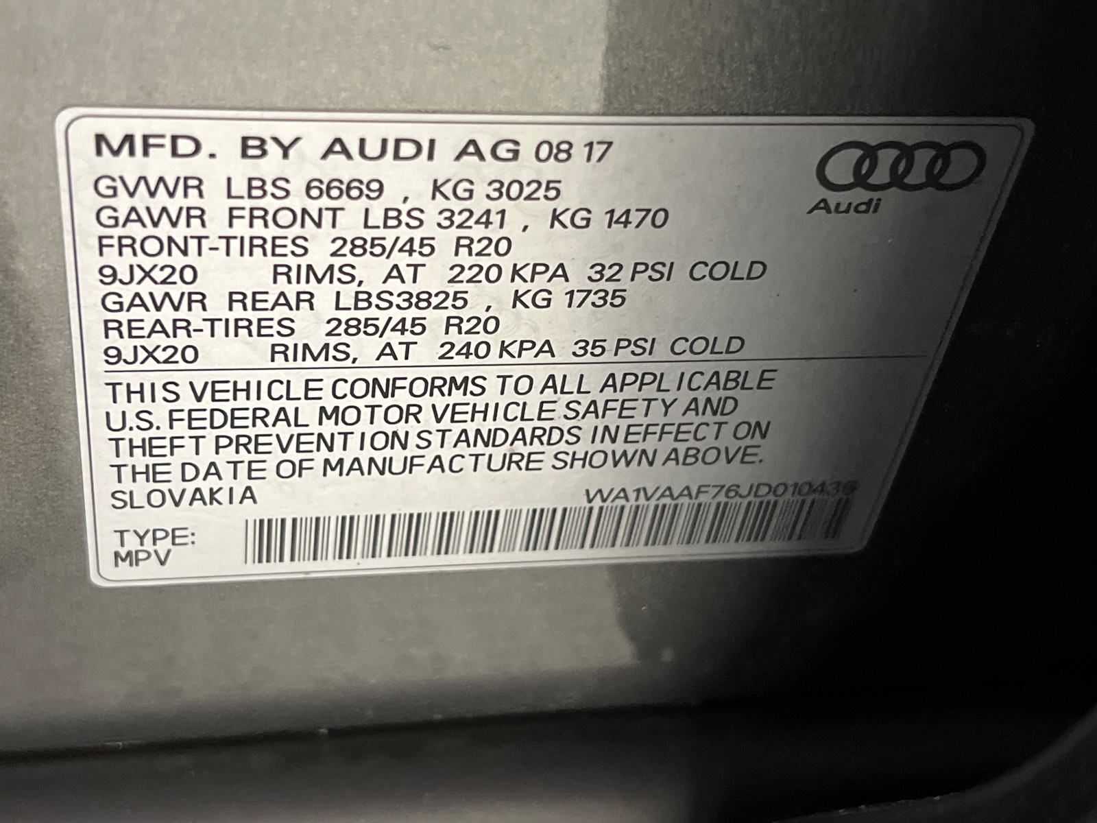 2018 Audi Q7 3.0T Prestige 31