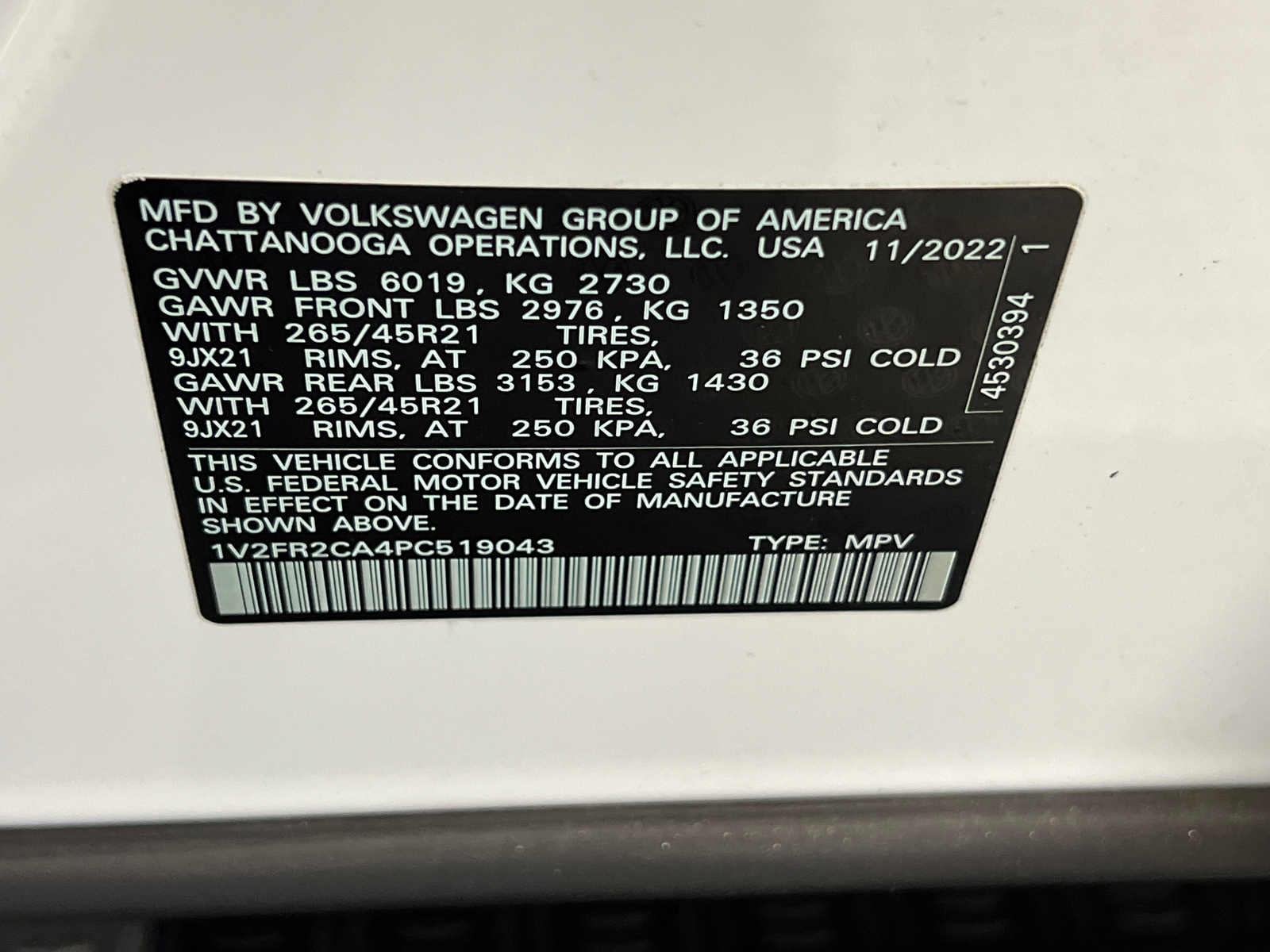 2023 Volkswagen Atlas 3.6L V6 SEL Premium R-Line 31