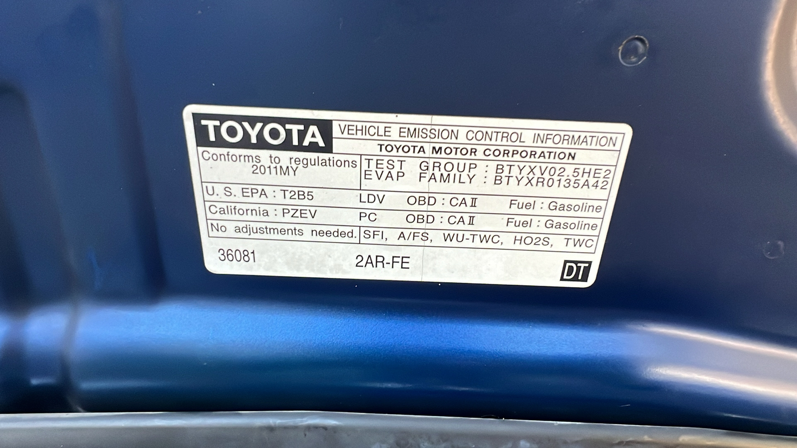 2011 Toyota Camry XLE 28