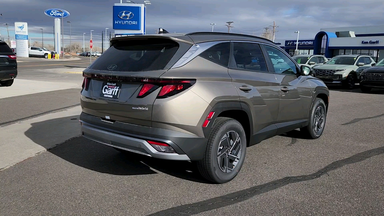 2025 Hyundai Tucson Hybrid Blue 3