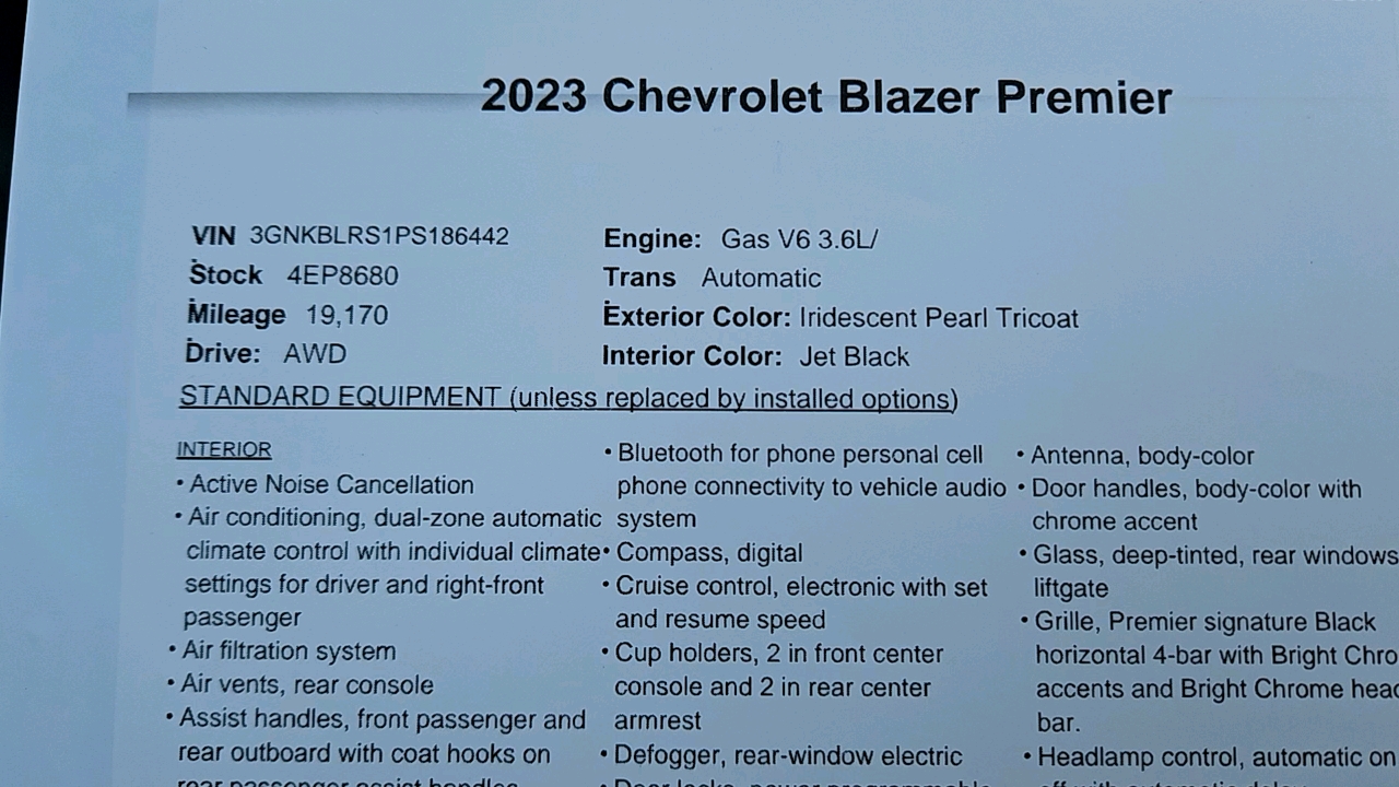 2023 Chevrolet Blazer Premier 26