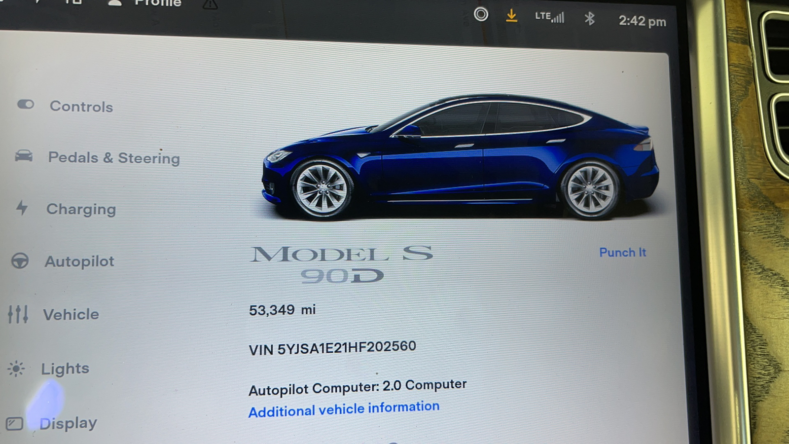 2017 Tesla Model S 90D 19