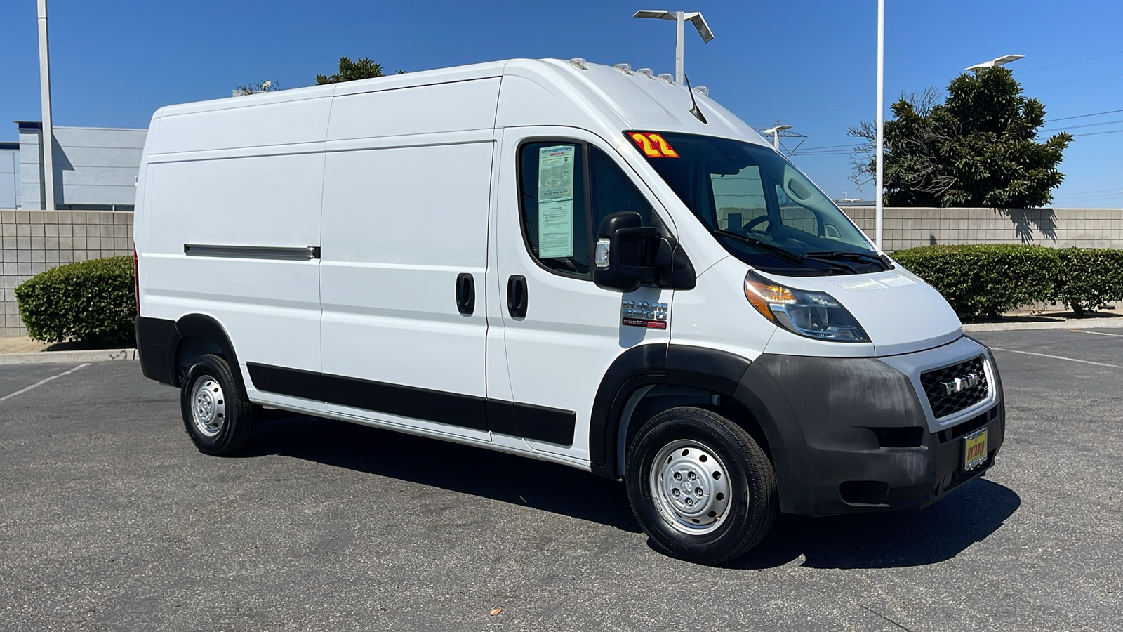 2022 Ram ProMaster 2500 High Roof 1