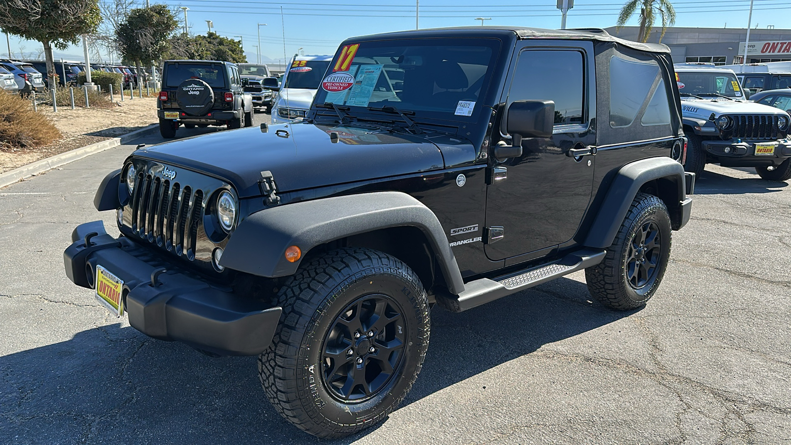 2017 Jeep Wrangler Sport 8