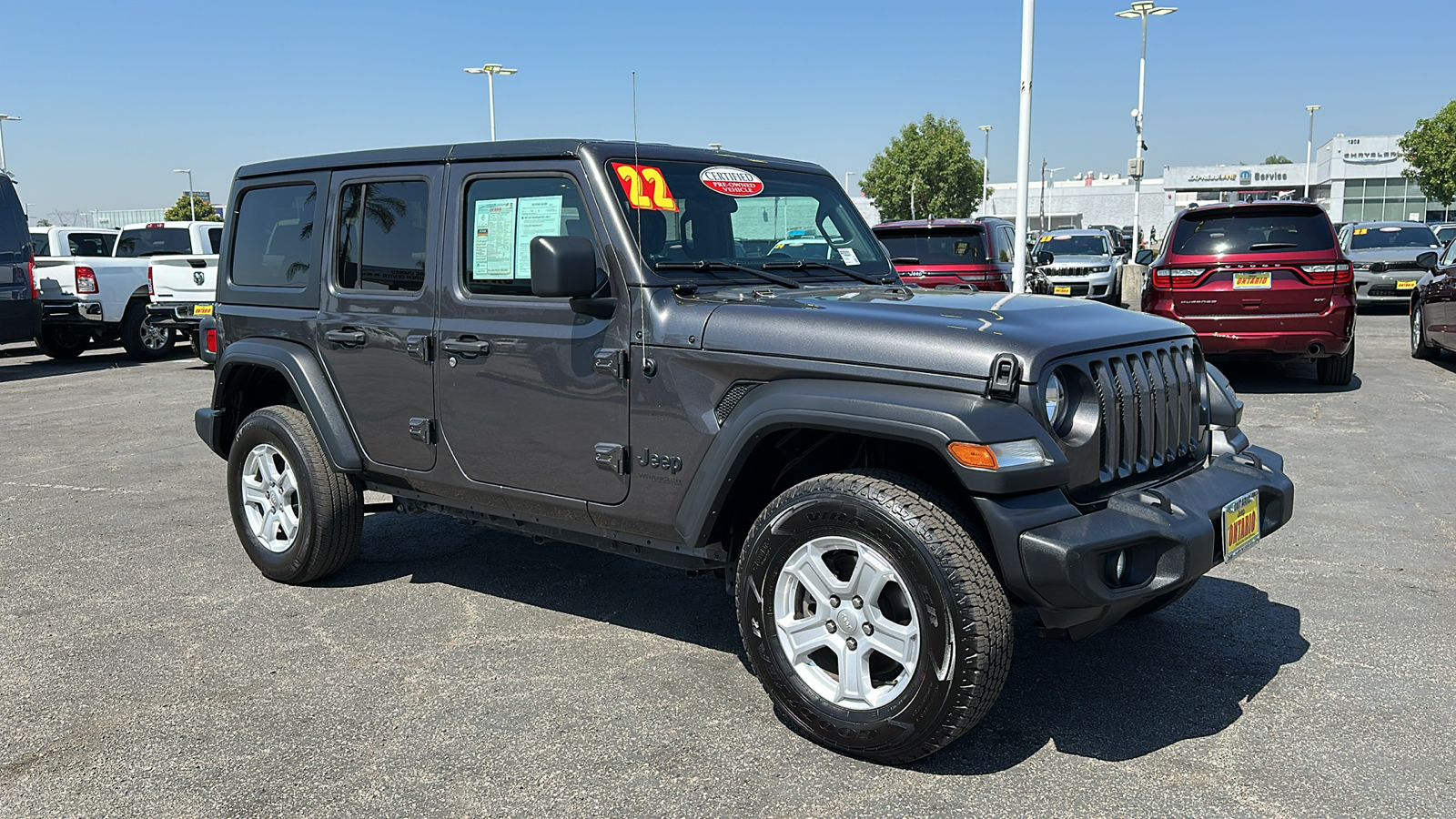 2022 Jeep Wrangler Unlimited Sport S 2