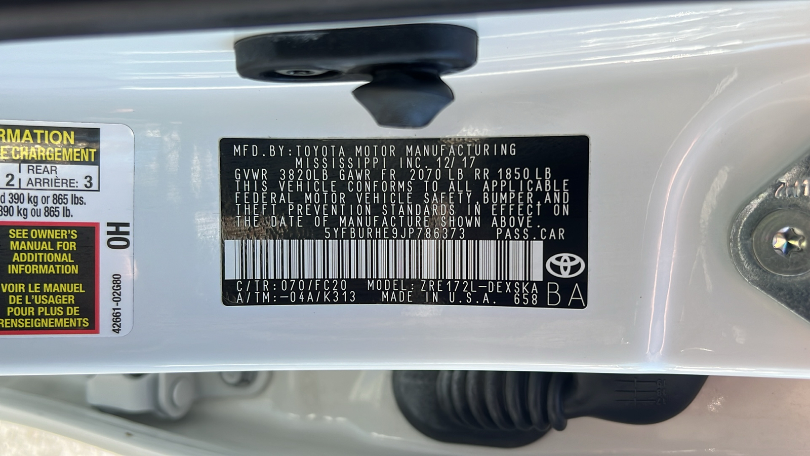 2018 Toyota Corolla SE 21
