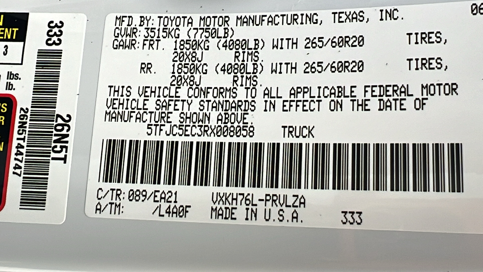 2024 Toyota Tundra Hybrid Limited 26