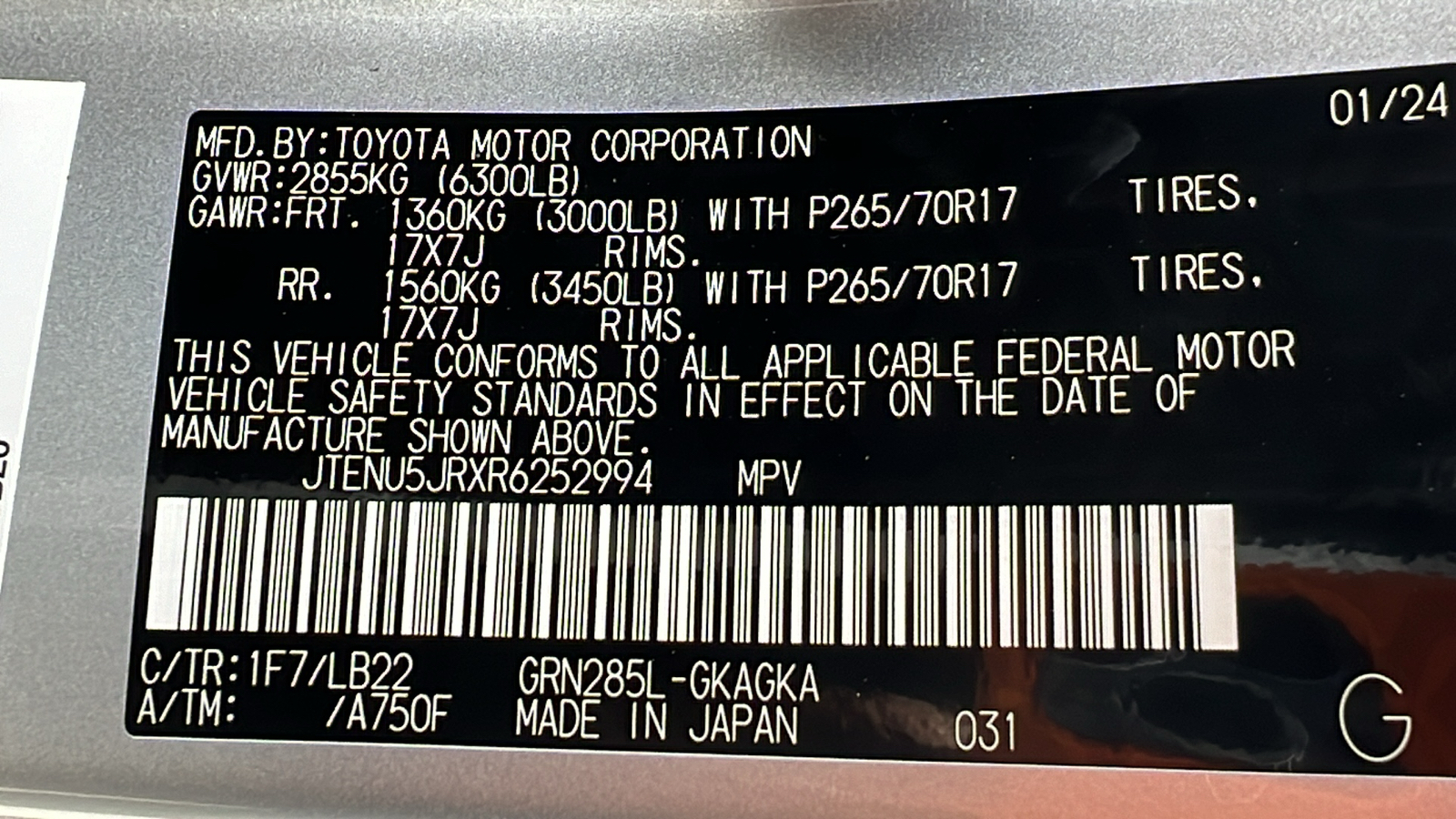 2024 Toyota 4Runner SR5 Premium 25