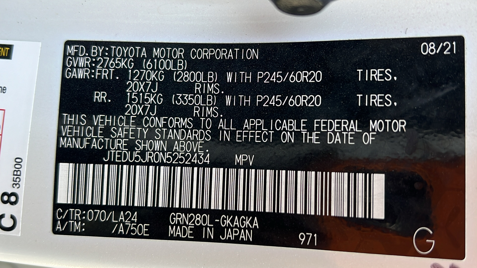 2022 Toyota 4Runner Limited 26