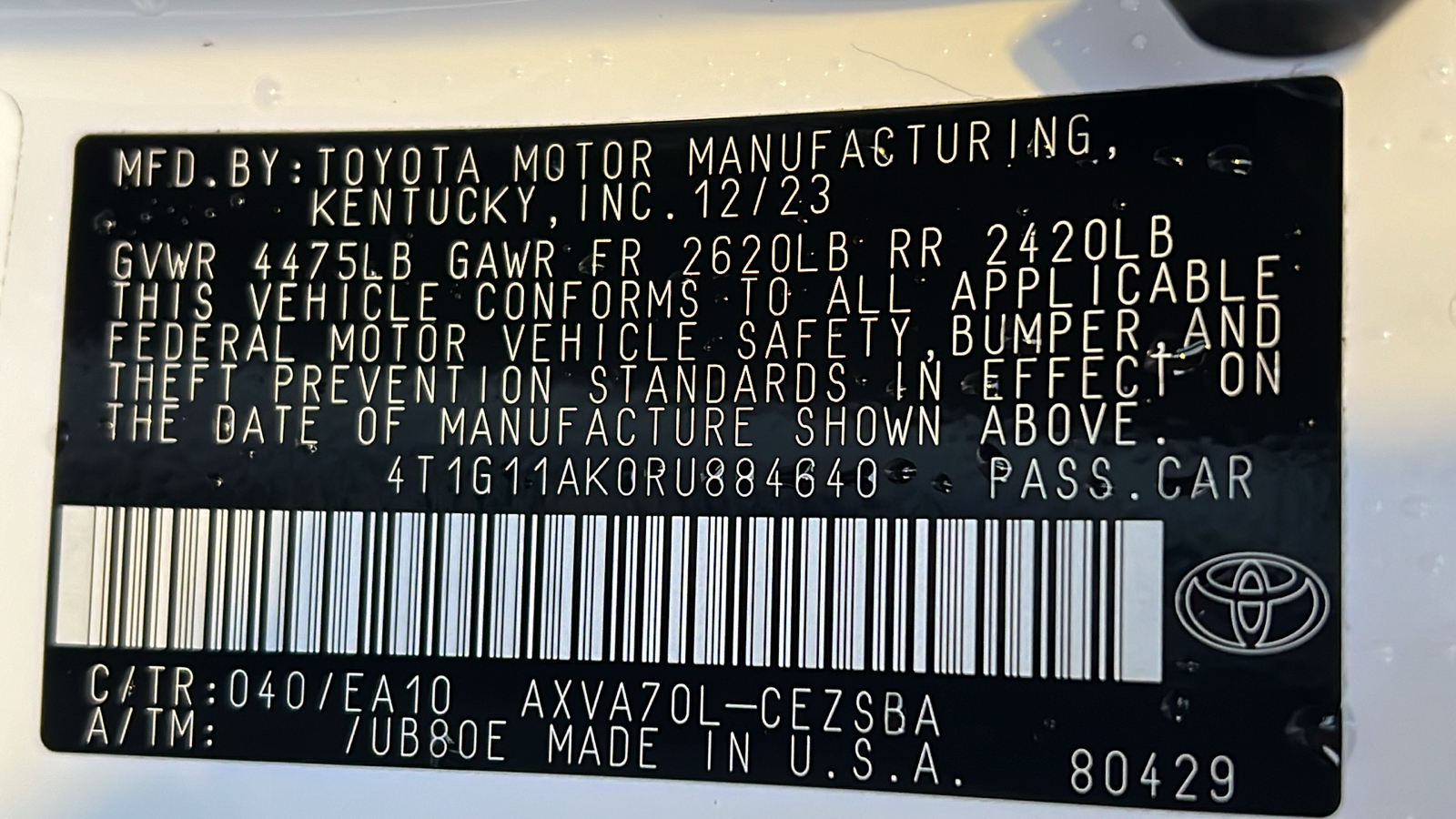 2024 Toyota Camry SE 27