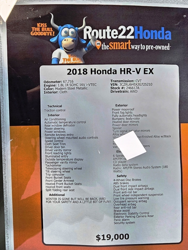 2018 Honda HR-V EX 39