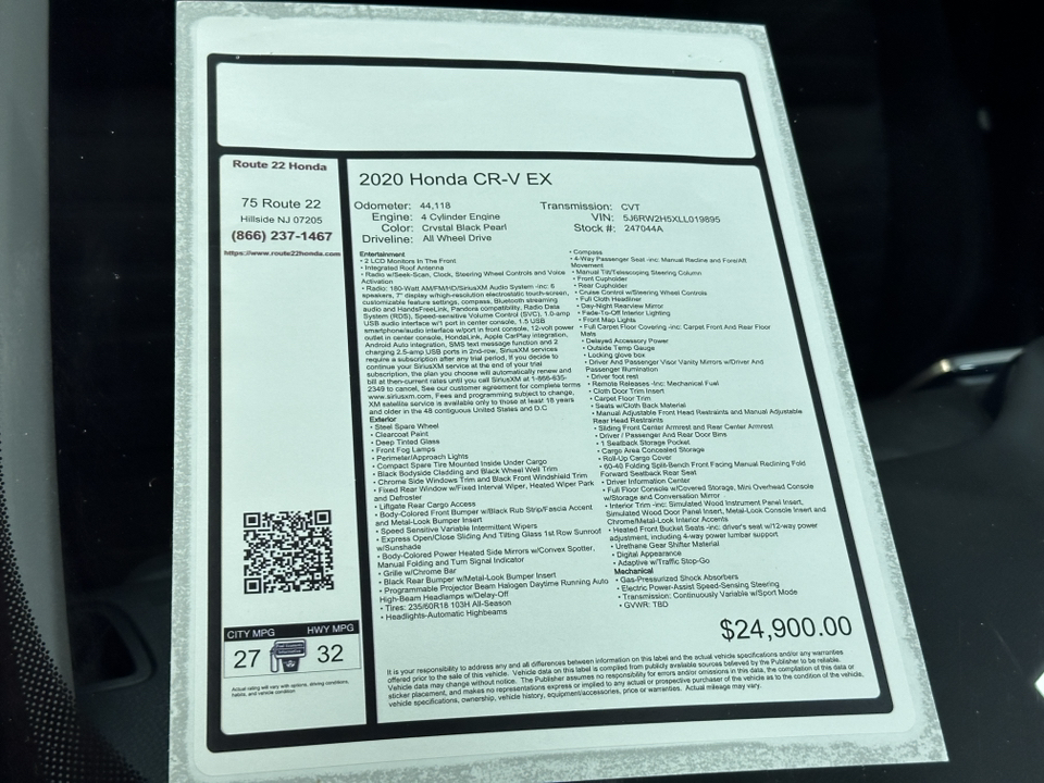 2020 Honda CR-V EX 39