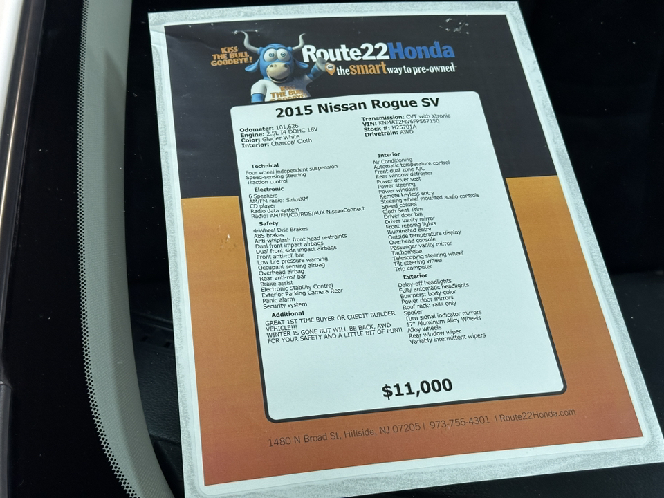 2015 Nissan Rogue SV 39