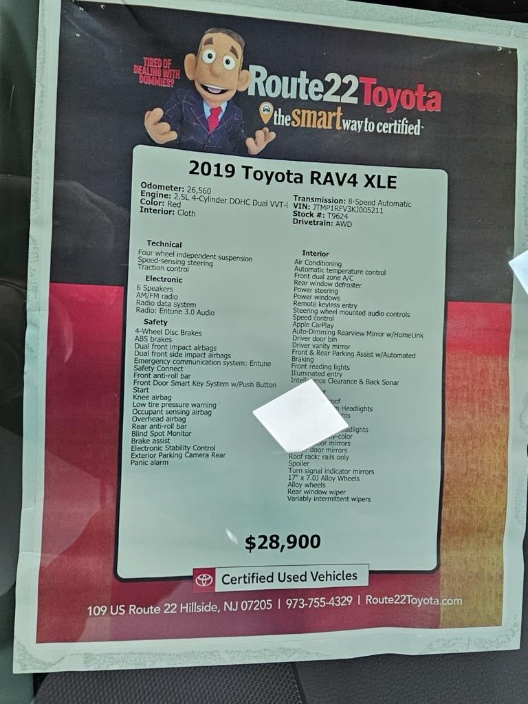 2019 Toyota RAV4 XLE 39