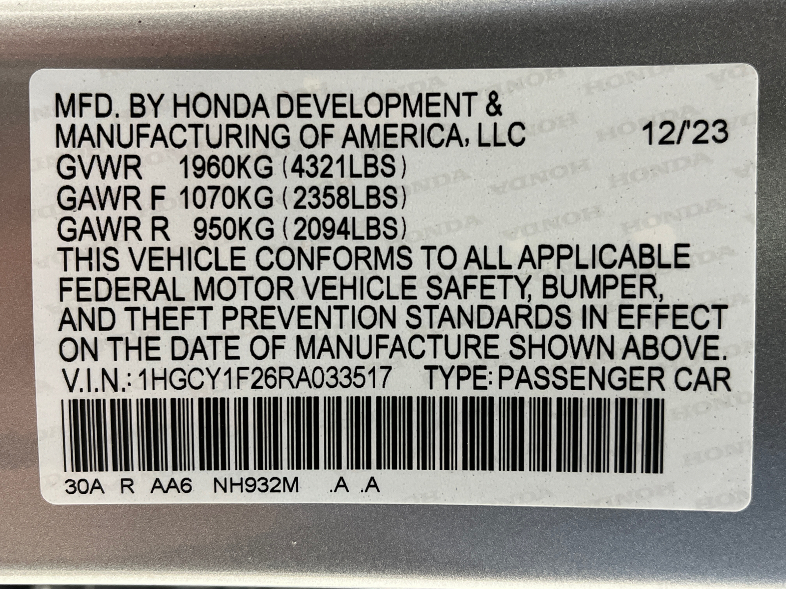 2024 Honda Accord  35