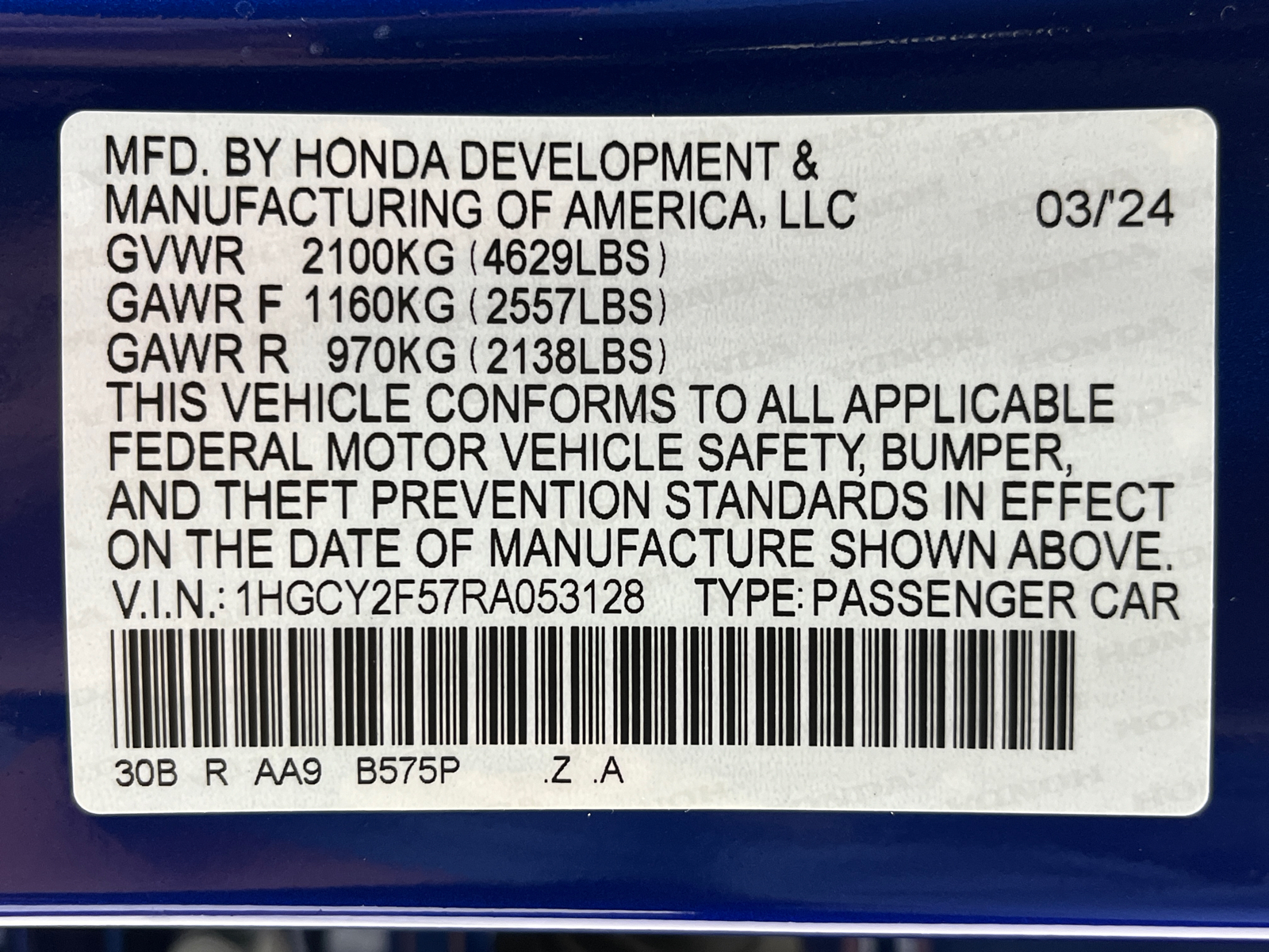 2024 Honda Accord Hybrid Sport 42