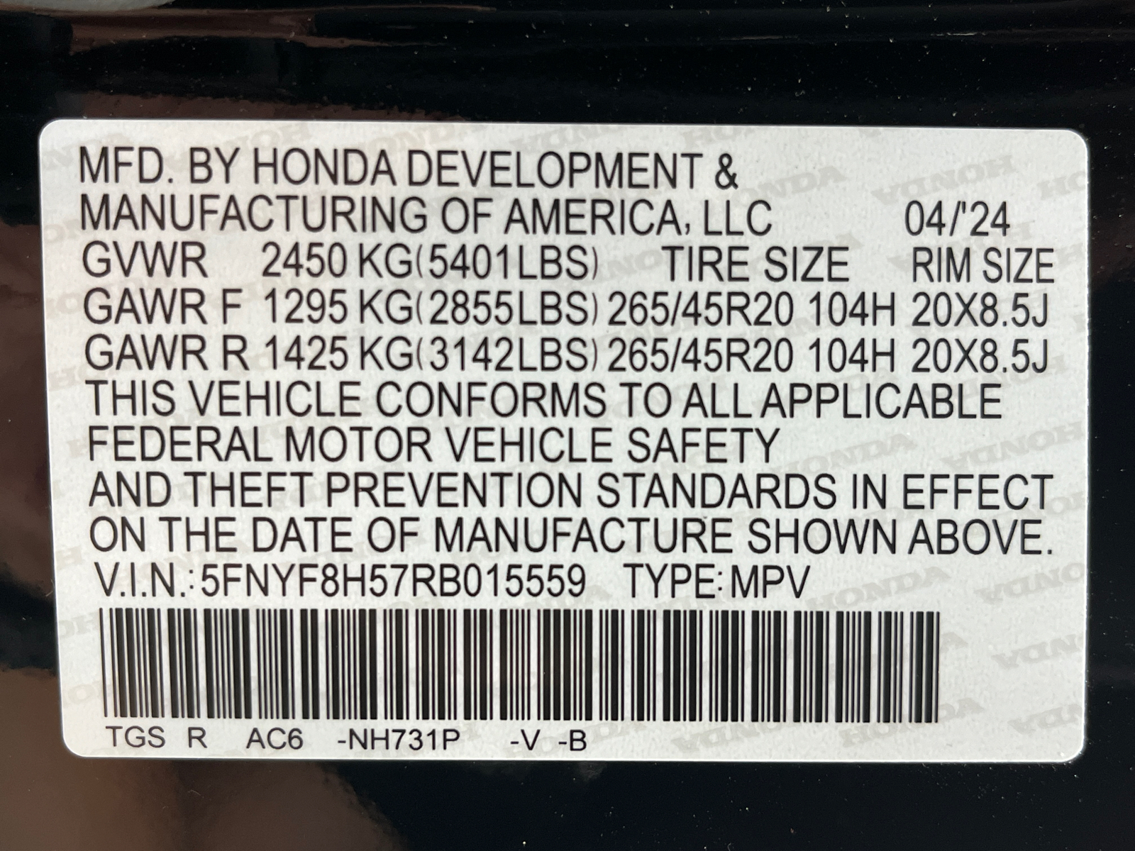 2024 Honda Passport EX-L 49