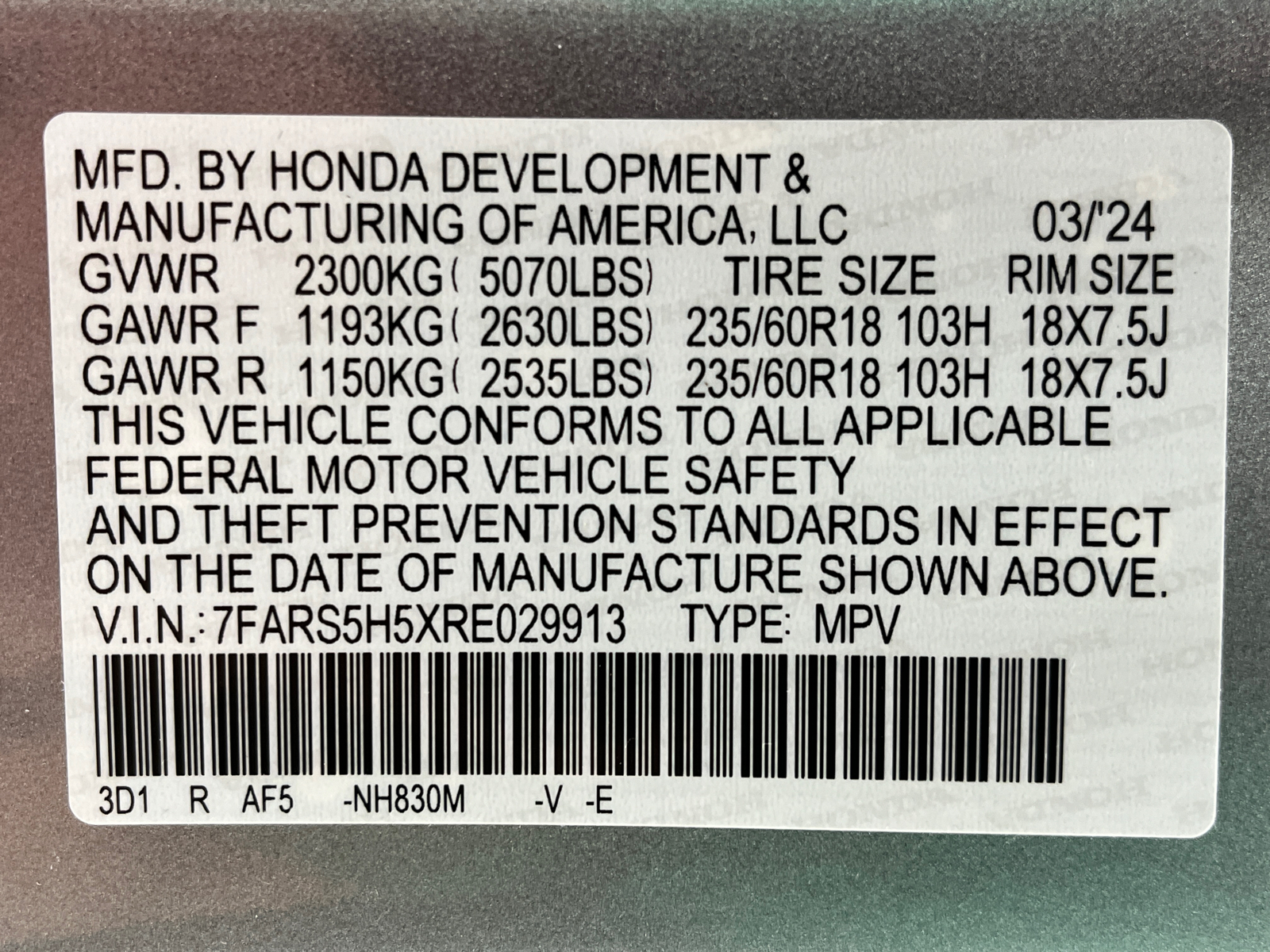 2024 Honda CR-V Hybrid Sport 44