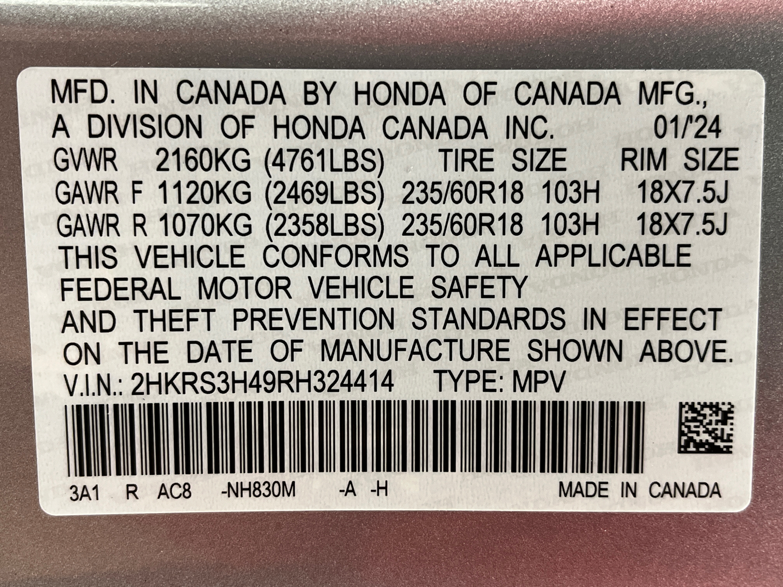 2024 Honda CR-V EX 41