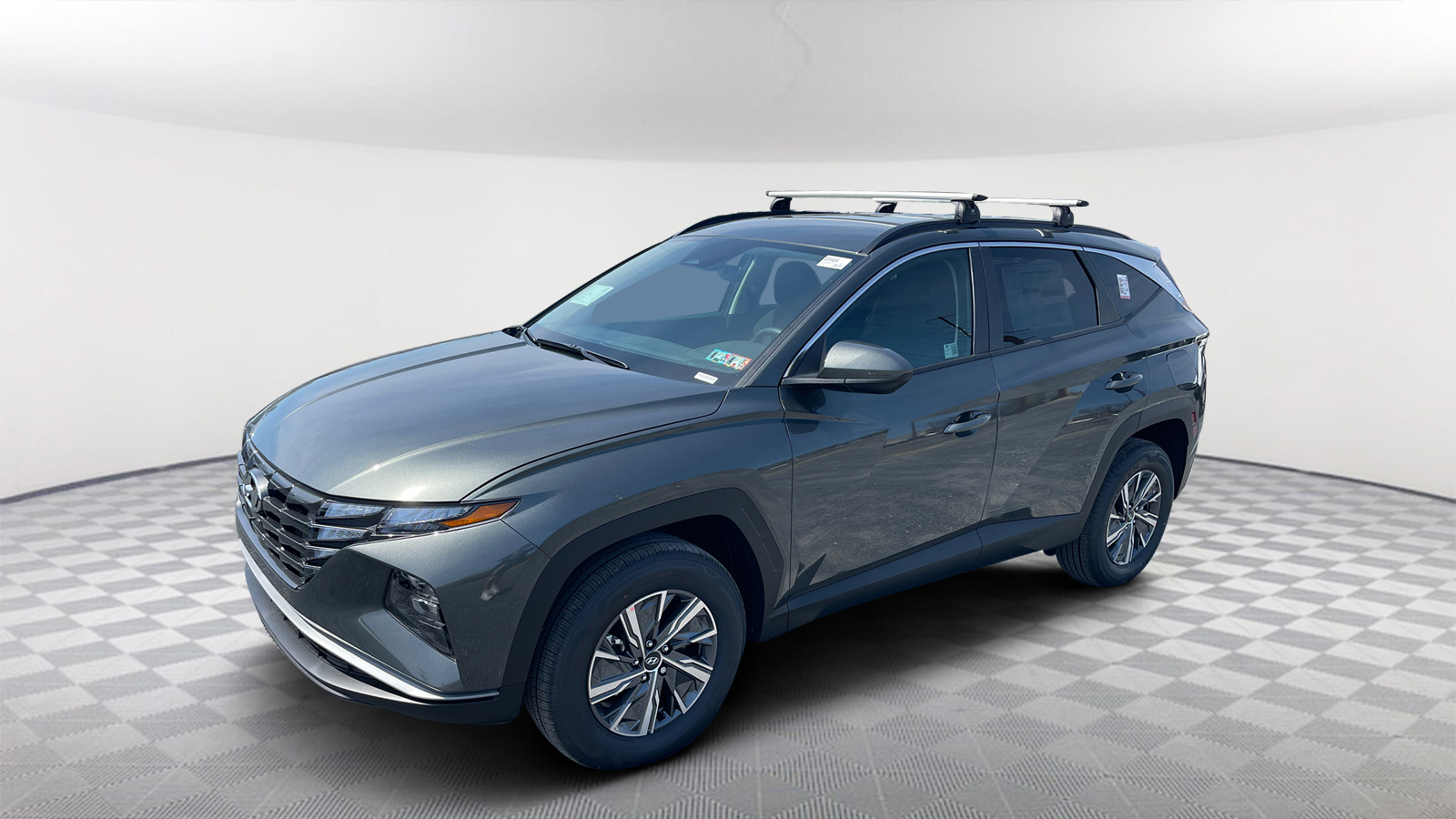 2024 Hyundai Tucson Hybrid Blue 3