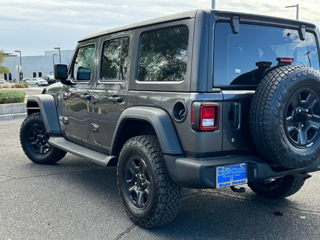 2018 Jeep Wrangler Unlimited Sport 10